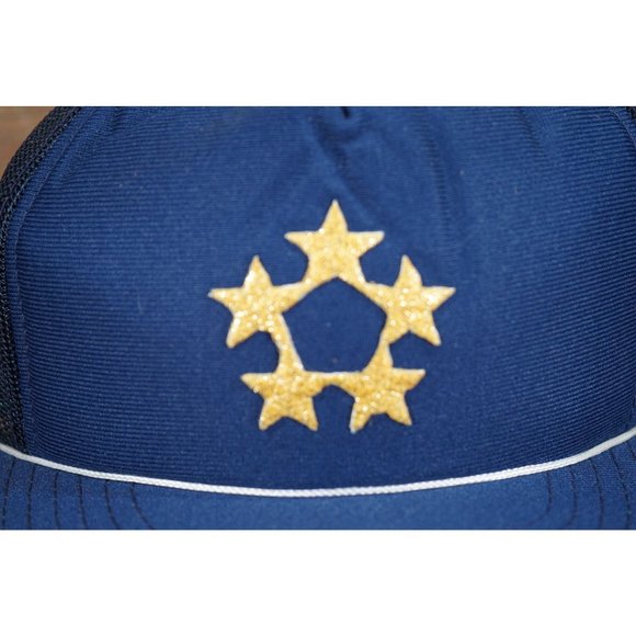 Vintage 80s 90s 5 Star General Army Snapback Mesh Trucker Hat - Picture 2 of 8